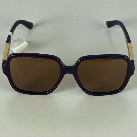 NEW GUCCI AUTHENTIC DESIGNER SQUARE SUNGLASSES - Picture 4 of 10